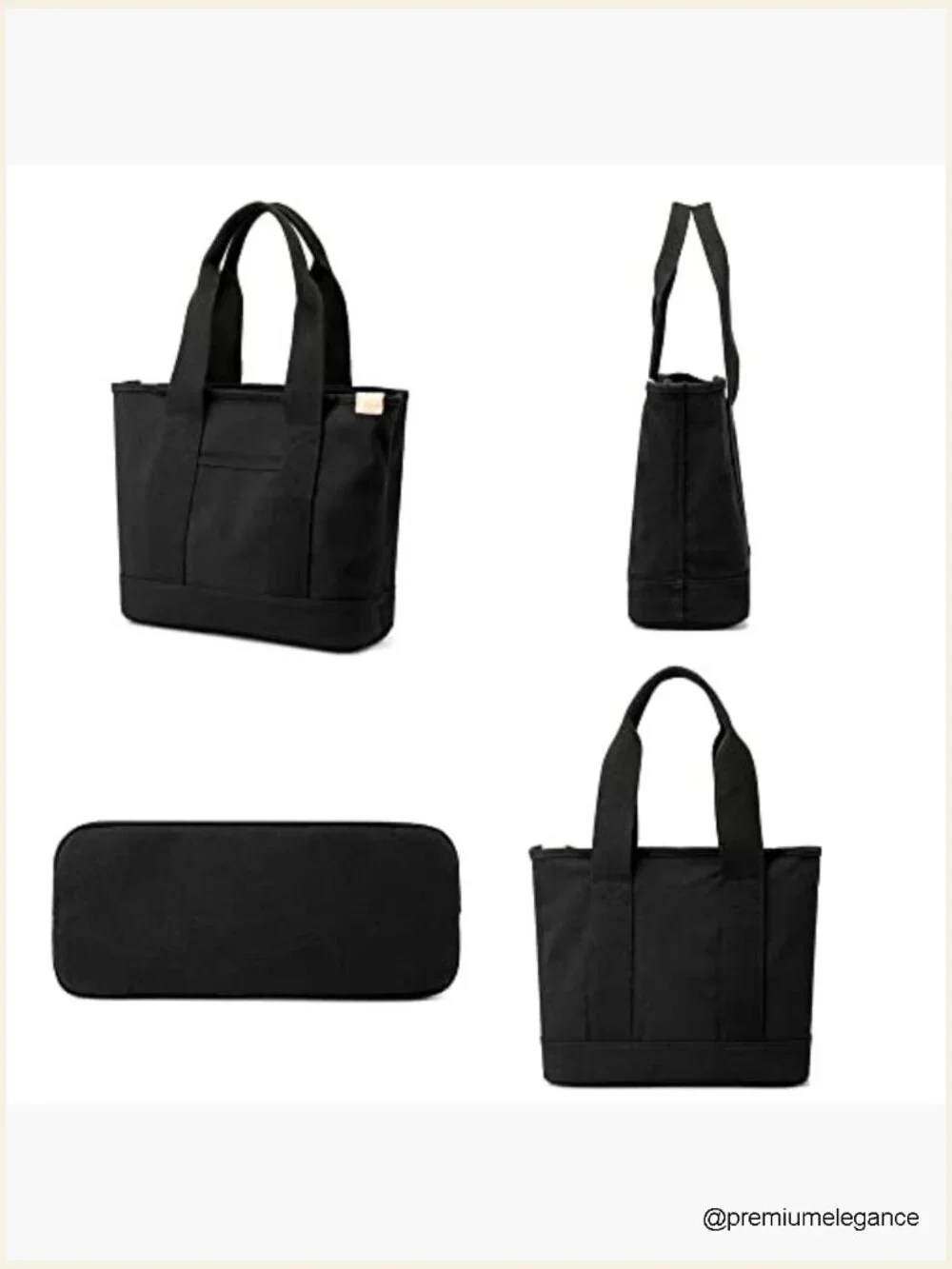 Canvas Women Tote Bag Large Capacity Satchel Handbag for Work Travel